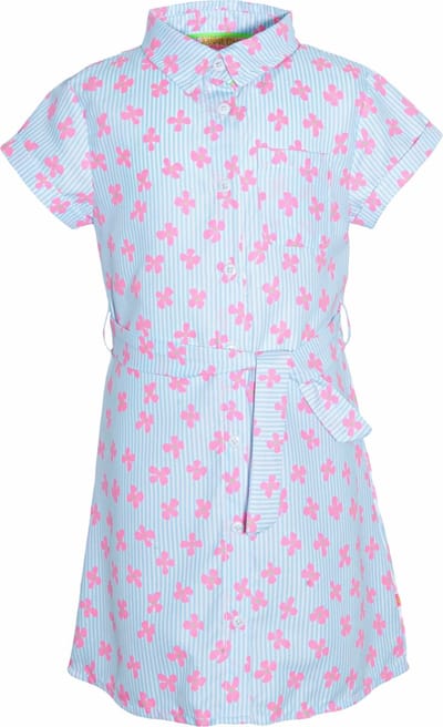 SOMEONE MARIT-SG-51-A Meisjes Jurk - LIGHT BLUE - Maat 92