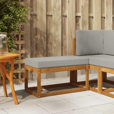vidaXL - Buitenstoel - Bank - Massief - Acacia - Hout - Naturel