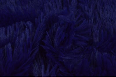 40 meter langharig bont - Donkerblauw - Pluche stoffen - 150cm breed