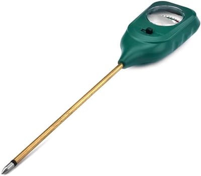 Bodemvocht Meter - Planten Tester - Planten Verzorging - Drie Functies - 16 cm Sonde - Groen