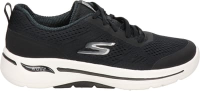 Skechers Go walk Arch Fit dames sneaker - Zwart