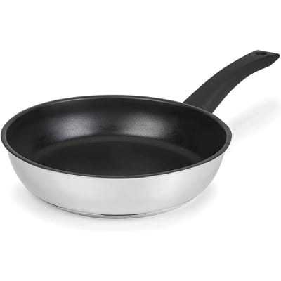 Gladde koekenpan van roestvrij staal Lacor Home 18/10 D,18 cm
