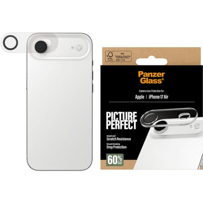 PanzerGlass Screenprotector geschikt voor Apple iPhone Air Glazen | PanzerGlass Picture Perfect Camera Lens Protector - Case Friendly