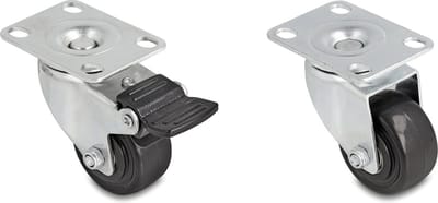 Delock Heavy Duty Castor Wheel Ø 50 mm load capacity up to 400 kg Set 2 pieces