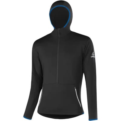 Merinowol hoodie Löffler Fleece