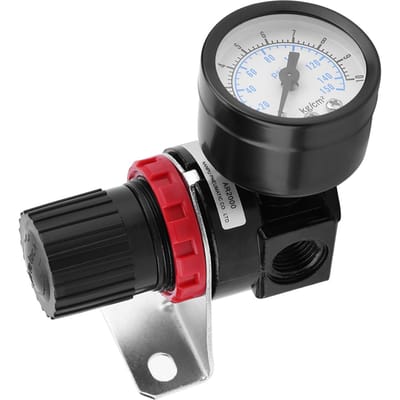G1 4 Pneumatische Regelaar Verstelbare Luchtdruk Compressor Regelventiel Manometer met Beugel