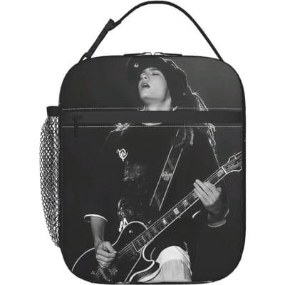 Tokio Hotel Tom Kaulitz Muziekband Geïsoleerde Lunchtas voor Vrouwen Kantoor Koeltas Thermische Voedseldoos Tote Lunchboxen Container One Size gray