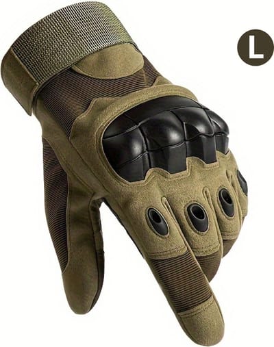 Nivard Airsoft Handschoenen - Tactical - Tactical Gloves - Leger - Tactical Handschoenen Hardknuckle - Paintball - Militaire - Groen L