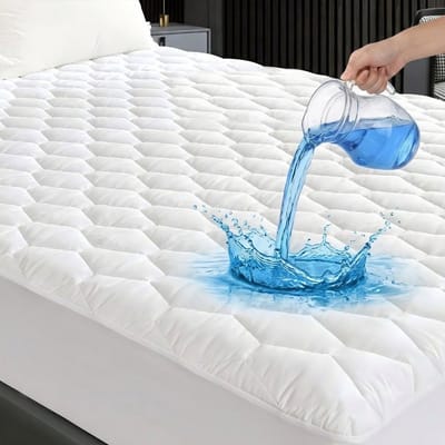 Livatto Matrastopper Waterdicht 160x200 cm - Ademende Matrasbeschermer met Hoeslaken - Stil, Zacht en Wasbaar
