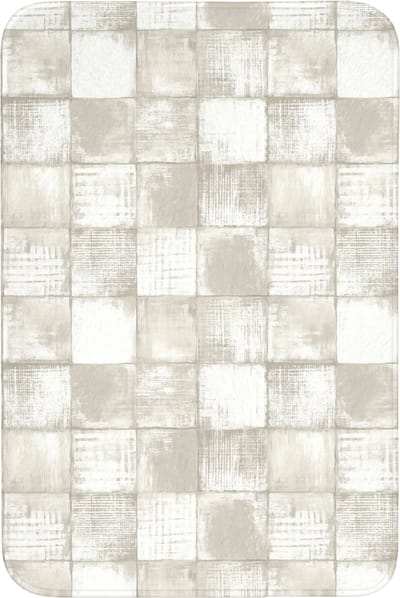 Badmat 60x90 cm - Antislip - Tegel - Patroon - Verweerd - Badmatten voor badkamer - Badkamermat - Douchemat - Badkamer mat