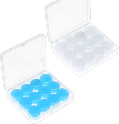 24 stuks oordopjes voor slapen, ruisonderdrukking, zachte siliconen oordopjes voor slapen, maaien, zwemmen, vliegen, concerten en studeren