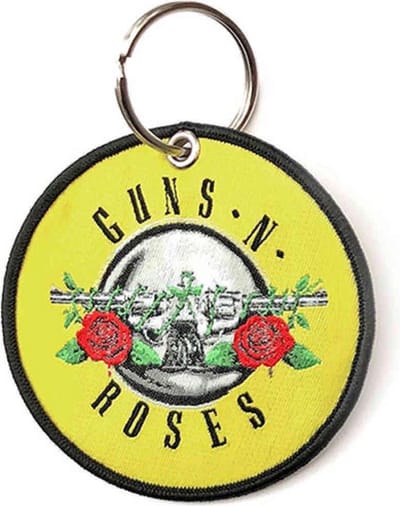 Guns N' Roses - Classic Circle Logo Sleutelhanger - Geel