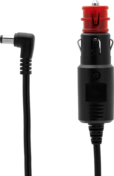 12V TV Kabel Sigarettenaansteker naar DC 5.5x2.1mm - Voor 12V Televisie Camper/Caravan/Boot - CHECK AANSLUITING