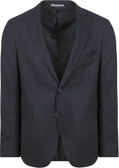 Suitable Classic Colbert Wol Blend Donkerblauw (navy) - Maat 46 - Heren blazer