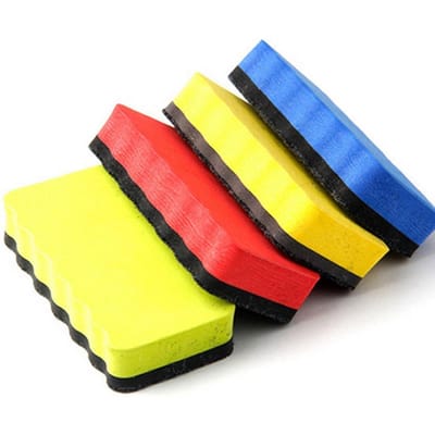 1 pièce tableau noir magnétique tableau noir tableau blanc effaceur nettoyant effaçable à sec marqueur stylo plumeau blanc noir tableau noir multicolore yellow