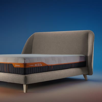 Emma Performance Boxspringbed – 200x200cm – Beige – Performance Matras 26cm