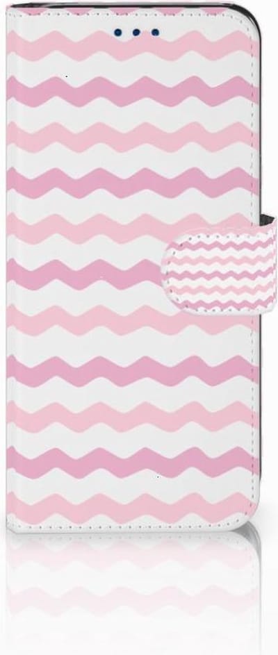 Boekhoesje voor Samsung Galaxy S8 Telefoon Hoesje Waves Roze