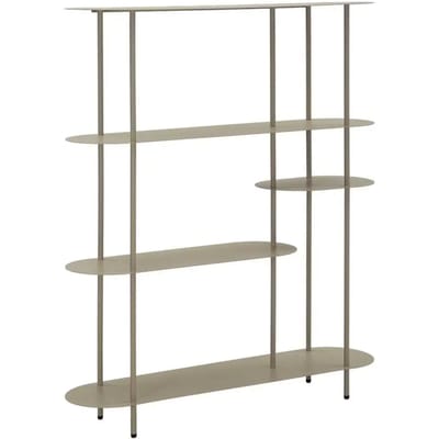 Boekenkast Saturn Book Shelf Dove Grey 118×31×139 cm