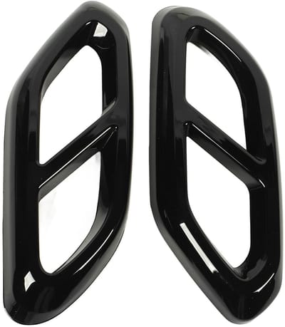 Allecto - Uitlaatdemper Covers - Benz GLC-Class - Glanzend Zwart - Bescherming - Stijlvol - Perfecte pasvorm - Auto accessoires - GLC-Class X254