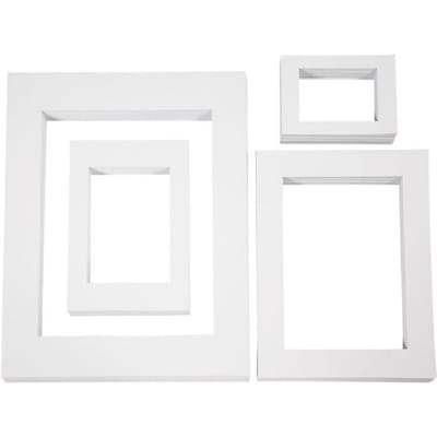 Passepartout Lijsten, A3,a4,a5,a6, 500 gr, 100 Stuk, 4 Div