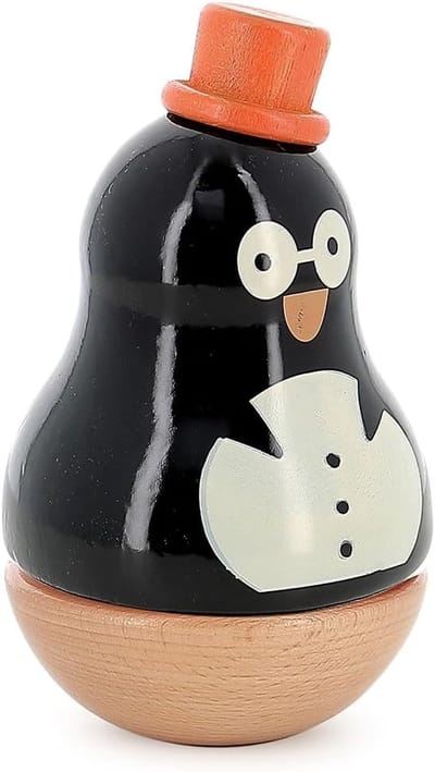 Muziekdoos Hout - Decoratief Speelgoed - Babykamer Inrichting - Massief Houten Figuurtjes - 16 x 8.5 x 8.5 cm - Meerkleurig