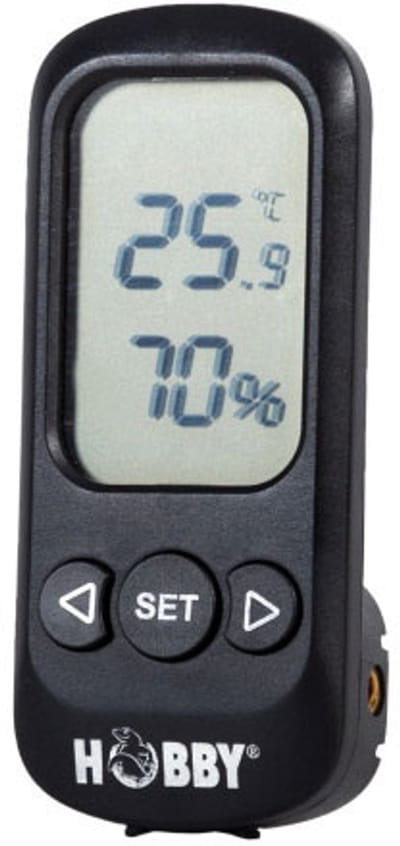 Hobby Terrarium Terra Check digitale thermo-hygrometer met alarmfunctie