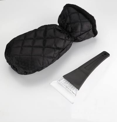 Dailygoods- IJsschraper met Handschoen - Waterdichte Handschoen - Gevoerd van Dikke Fleece - Sneeuwverwijderaar - Auto Winter Tool - Bescherming tegen Bevriezing - Sneeuwschraper