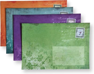 50 Cards & Crafts Luxe Gekleurde Enveloppen - B6 - 120x175mm - 120g/sm