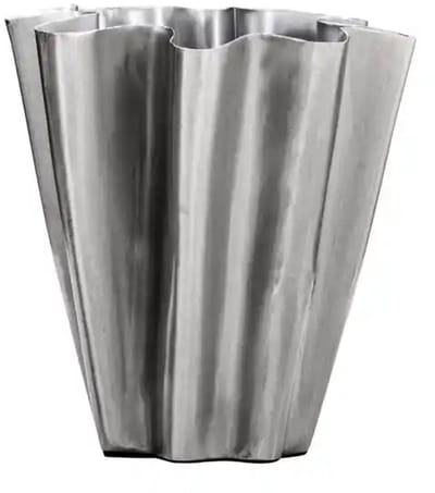 House Doctor Vaas Flood Geborsteld zilver 13cm