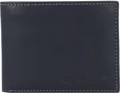 Greenburry Vintage Portemonnee RFID Leer 13 cm - Jongens - Horizontaal - schwarz