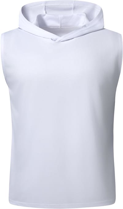 YOUTHUP Heren Mouwloze Sporttop - Capuchon - S