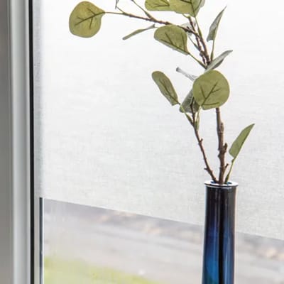 Transform Statische Raamfolie - Linnenlook Transparant - 90 X 150 Cm