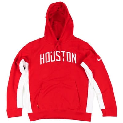 Sweat à capuche décontracté américain à broderie de lettres Nike à manches longues pour hommes hoodies rouge AJ2852-658 L red