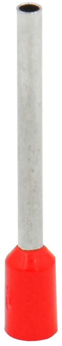 Dailygoods - Cord End Terminal - Crimp Connector - 1000 Stuks - Rood - Copper Wire - Geschikt voor Elektrische Verbindingen - 16/1.5 mm²