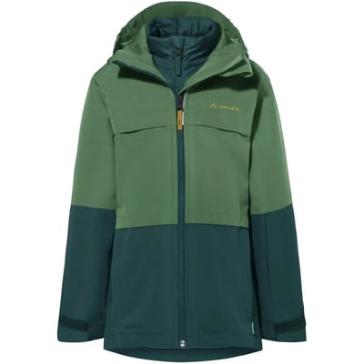 VAUDE Kids Snow Cup 3in1 Jacket III, 3in1 Jas, Regenjas, outdoorJas, Regenjas, met kap, Hardshell Jas, Regenjas, waterdicht, Kinderen, Outdoorjas