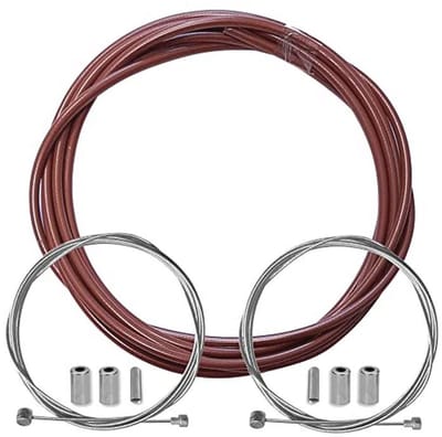 Remtrekhoes voor Fiets - 5 mm Bowdentrek voor Achter, Stalen Hoes, Teflon voor MTB en Racefiets
