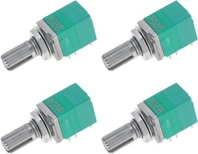 Variabele Weerstand - Potentiometer Schakelaar - Audio Apparatuur - Koolstoffilm Chip - 50K Ohm - Zilver Groen