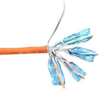 1234569 - Netwerkkabel - Zonder connector - 100 m - oranje