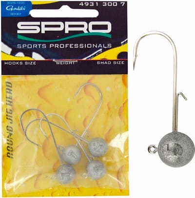 SPRO - Jigkoppen Round Jig Head - Jig 22- SPRO