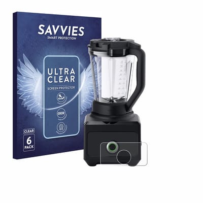 Savvies - Screenprotector voor Braun PowerBlend 9 - Folie Beschermfolie transparant 6 Stuks