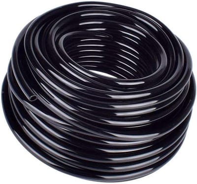 Druppelslang Tuin - Irrigatieslang Microsproeiers - Efficiënte Tuinirrigatie - Hogedruk Polyethyleen - 50 meter - Zwart