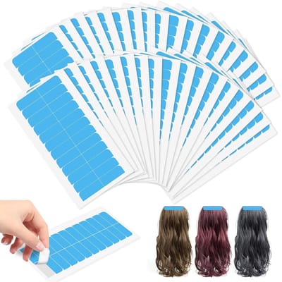 420 Stuks Tape Extensions, 4x0.8cm, Transparant, Waterdicht, Dubbelzijdige Plakstrip, Vervanging voor Echte Haarextensions, Haarverlenging, Kapselaccessoires, Haarstyling