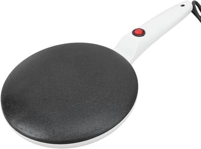 Elektrische Crêpemachine - Pannenkoekenpan - Ontbijt Maken - Automatische Temperatuur - 20 cm - Roestvrij staal