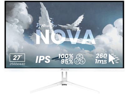 Arozzi Nova 27" Gaming Monitor - QHD IPS - 260Hz - Wit