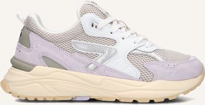 HUB Grid-w Sneakers - Dames - Beige - Maat 37