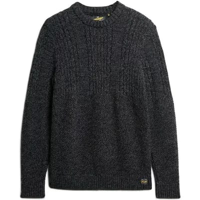 Superdry - Jacob kabeltrui - Heren - Sweaters