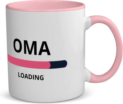 Akyol - oma loading koffiemok - theemok - roze - Oma - ochtendkoffie laden - verjaardagscadeau - verjaardag - cadeau - cadeautje voor oma - oma artikelen - kado - geschenk - gift - 350 ML inhoud