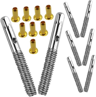 Stempennen Set - Instrumentonderdelen - Muziekonderhoud - Duurzame Staalconstructie - 8 Stuks - Diverse Kleuren