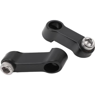 Paire de Rallonges de Support de Rétroviseur de Moto M10x1.25 RH LH Adaptateur Extenseur de Rétroviseur Latéral de Rétroviseur Remplacement pour SR GT200 gray