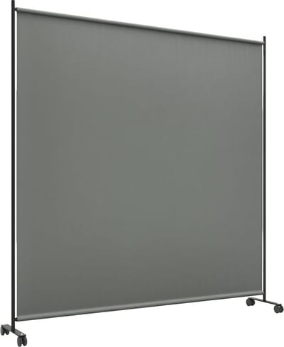 Outsunny privacyscherm voor buiten - polyester - 183x30x181cm - donkergrijs